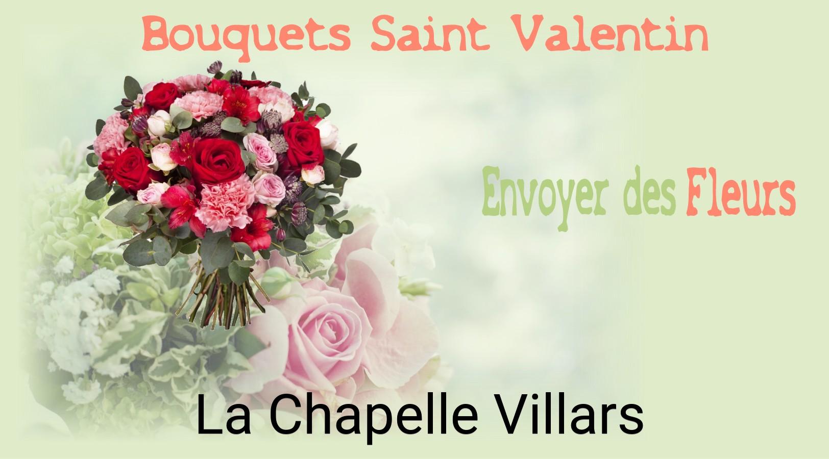 Roses de Saint-Valentin livrées à La Chapelle-Villars